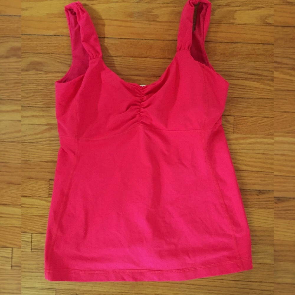 Aria Dance Mesh Ruched Tank